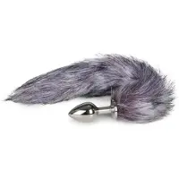 EasyToys Fox Tail Plug No.6 -Silver
