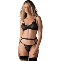 Obsessive Euridia 3-pcs Lingerie Set