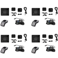 Typecat 4X New 1080P Full HD Dash Cam Car Video Driving Recorder with Center Console LCD Car DVR Video Recorder Parking Monitor