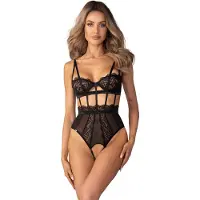 Obsessive Hersis Crotchless Teddy