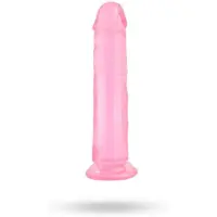 Vscnovelty Realistic Penis Crystal Jellies Pink 21,6 cm