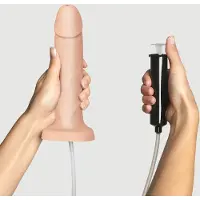 Strap-On-Me Squirting Dildo Cum Vanilla - XL