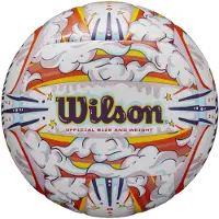 Wilson Graffiti Peace Volleyball - White/Orange