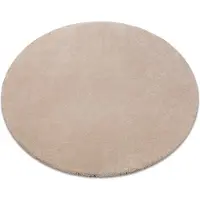 Rugsx TÆPPER hjul STAR beige cirkel 200 cm