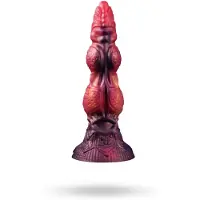 Vuxen Savage Beastlord Rippled Monster Silicone Dildo 24 cm