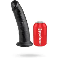 King Cock Realistisk Dildo 23 cm - Sort