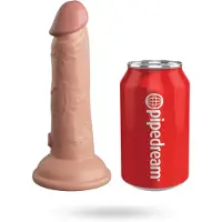 King Cock Elite 15CM Silicone Dual Density Cock - Light