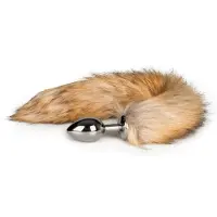 Easy Toys Fox Tail Plug No.2 -Silver