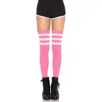 Leg avenue Athlete Over The Knee Socks Neon Pink