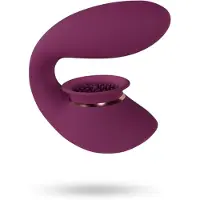 Twitch 3 - Rechargeable Vibrator and Suction - Burgundy