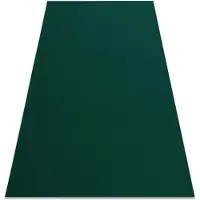 Rugsx Tæppe RUMBA 1970 enkelt farve flaske grøn 100x200 cm