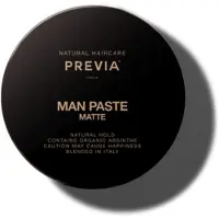 PREVIA Man Paste - Mat h?rstylingpasta til naturligt hold og tekstur | St?bende h?rpasta til kort eller langt h?r | Vegansk glutenfri sulfatfri h