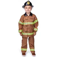Dress Up America Brandmandskostume til b?rn - Rollespil Brandmandskostume