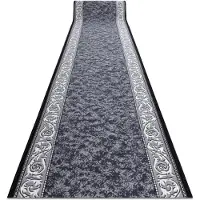 Rugsx Gummibelægning ROMANTIC Pynt, anti-skrid grå 110cm 110x500 cm