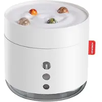 Melitt Small Humidifiers 800ml Desk Humidifiers Quiet Operation Night Light Function Two Modes for Bedroom Babies Room Office B