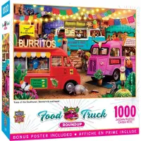 Meisterwerke Food Truck - Taste of the Southwest 1000 stk. puslespil - puslespil med levende kunstv?rker og holdbare stykker - Sjov familieaktivitet Hjerneudf