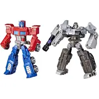 Transformers Toys Heroes og Villains Optimus Prime og Megatron 2-Pack actionfigurer-for børn i alderen 6 og op 7 tommer (Amazon Exclusive)