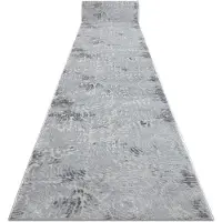 Rugsx Fortovet Strukturelle MEFE 8725 to niveauer af fleece grå 120x650 cm