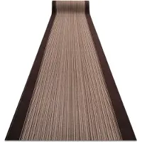 Rugsx Gummibelægning CARNABY brun 67cm 67x870 cm