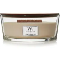 Woodwick Ellipse Candle Tonka & Almond Milk 16 oz.