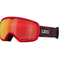 Giro Ringo Skibriller - Snowboardbriller til m?nd, kvinder og unge - R?d rumklangsrem med VIVID Ember-linse
