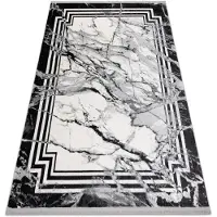 Rugsx Fortovet moderne TULS 51210 marmor antracit 180x270 cm