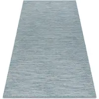 Rugsx Sisaltæppe SISAL fladvævet PATIO 3075 Diamanter - akva blå 136x190 cm