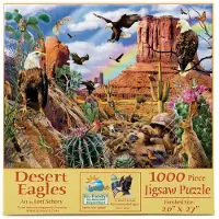 Sunsout Inc - Desert Eagles - 1000 PC Jigsaw Puzzle av Artist: Lori Schory - Färdig storlek 20 " X 27 " - MPN# 35156