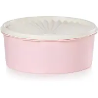 Tupperware Heritage Collection 7.6 Cup Cookie Canister - Vintage lyserosa farve opvaskemaskine Safe & BPA Free Container - (1,8 L)