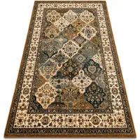 Rugsx Tæppe POLONIA Samari Pynt jadeit brun 170x235 cm