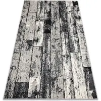 Rugsx Tæppe LISBOA 27211356 Fliser, bestyrelse parket rektangler grå 120x170 cm