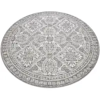 Rugsx Sisaltæppe SISAL LOFT 21193 hjul BOHO elfenben/sølv/taupé cirkel 160 cm