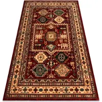 Rugsx Tæppe villaa KASHQAI 4306 300 orientalsk, ramme terracotta / beige 80x160 cm