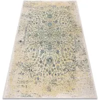 Rugsx Uldtæppe ANTIGUA 518 75 XX030 OSTA - Ornament fladvævet creme 170x240 cm