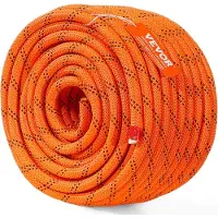 Vevor Arborist træklatrereb Dobbelt flettet polyester 1/2" x 120" 48-streng