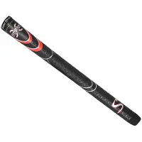 Superstroke Cross Comfort Golf Club Grip Black/Red (understorlek) | Mjuk & klibbig polyuretan som ökar dragkraften | X-stil yta & non-slip | Swin