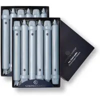 Colonial Candle Uparfumeret Taper Candle Classic Collection Wedgewood 8 i pakke med 12 - op til 6 timers brnding