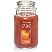 Yankee candle Yankee stearinlys krydret gr?skar duftende klassiker 22 oz stor krukke enkelt v?ger aromaterapi stearinlys over 110 timers forbr?ndingstid apothe