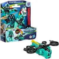 Transformers EarthSpark 1-Step Flip Changer Chaos Terran Spitfire 4-tums Konvertering Robot Action Figure Interactive Toys For Boys and Girls 6 a