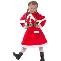 Morph Santa Costume Girls fru Claus kostume til børn fru Claus kostume til piger fru claus kjole piger santa kjole piger store