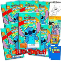 Disney Lilo & Stitch Party Favors Packs - Bundt med 8 Stitch Treat Bags med Malebog Farveredskaber og mere | Goodie Bag Party Favor S?t