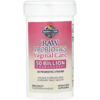 Elämän puutarha,Garden of Life , RAW Probiotikker Vaginal Care, 30 Vegetariske Capsuler