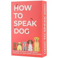Gift Republic GAVE REPUBLIK Sådan taler hun hund 100 kort sjov gave til hundeelskere Lær hvad din hvalp siger hundeadfærd Vejledningskort Doggie Sprog