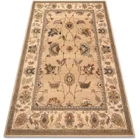 Rugsx Tæppe POLONIA Loare Ramme creme 235x350 cm
