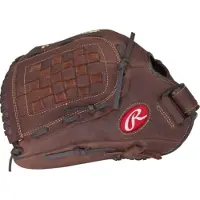 Rawlings Player foretrukket baseball handske venstre h?nd kast langsomt toneh?jde m?nster kurv-web med support rem tilpasset pasning 14 tommer