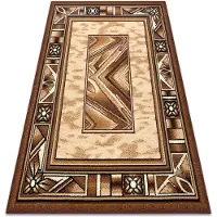 Rugsx Tæppe BCF Morad OPAL ramme, klassisk - beige 200x300 cm