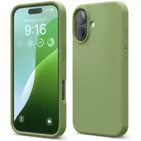 Elago Kompatibel med iPhone 16 Case Premium Liquid Silicone Case Full Body Beskyttende dækningschockfast Slim Phone Case Anti-Scratch Soft Microf