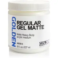 Artista Golden Regular Matte Gel Medium-8 Ounce