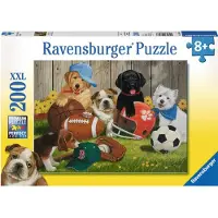 Ravensburger Lad os spille bold! 200 -stykke puslespil - Perfekt til børn | Unikke puslespil | Anti-blændingsoverflade | Udformet af FSC-certific