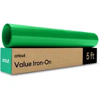 Cricut Value Iron On Green (12in x 5ft rulle) - HTV Heat Transfer Vinyl